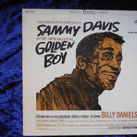 SAMMY DAVIS JR - IN THE MUSICAL GOLDEN BOY - SINATRA - DEAN MARTIN - JOHNNYROCK