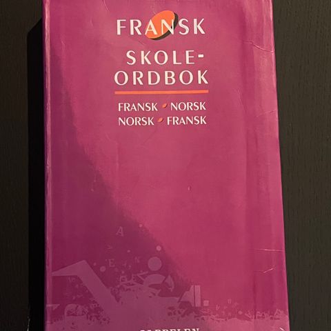 Fransk Skoleordbok selges!