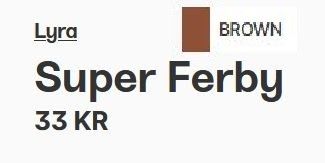 Super Ferby fargeblyant (brown)