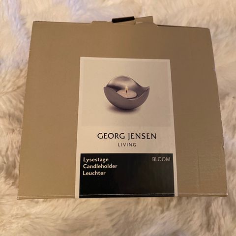 Georg Jensen Bloom telysholder 1 stk sølv, ubrukt