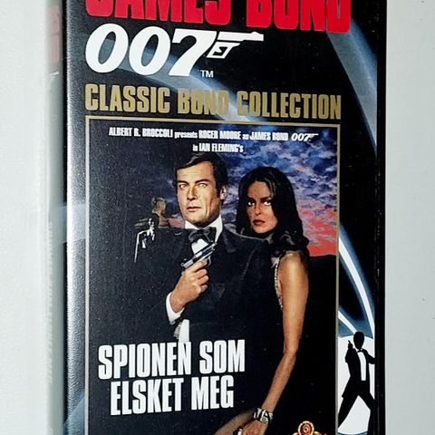 VHS SMALL BOX.JAMES BOND 007.SPIONEN SOM ELSKET MEG 1977.