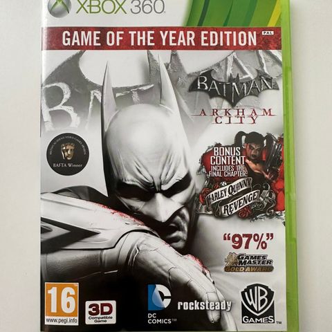 Xbox 360: Batman: Arkham City [Game of the Year Edition]