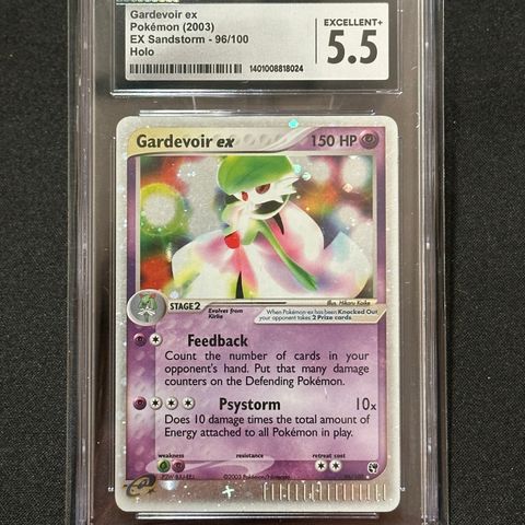 Gardevoir EX #96 (holo) - EX Sandstorm (2003) - CGC 5.5