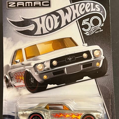 2017 Hot Wheels 67 Ford Mustang Coupe - ZAMAC -