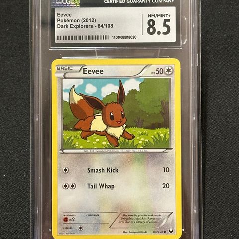 Eevee #84 - Dark Explorers (2012) - CGC 8.5