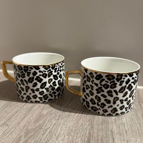 Kopper med leopardmønster fra H&M Home