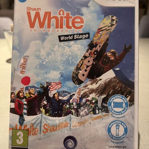 Shaun White Snowboarding world stage Wii