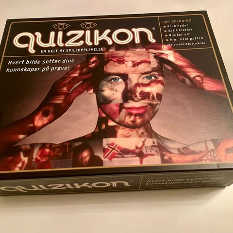 Brettspillet quizikon - billedquiz med spørsmål