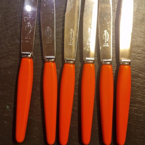 Retro kniver oransj