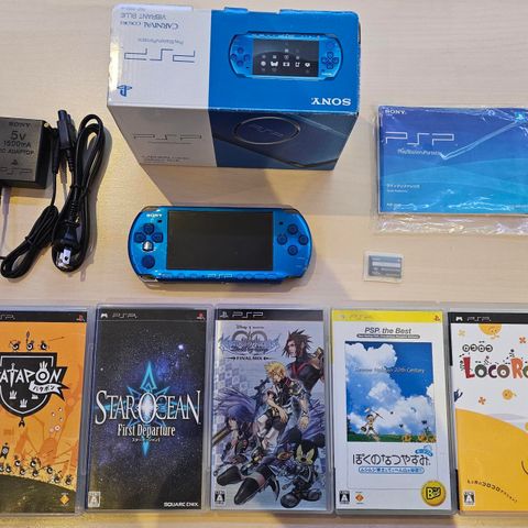 Sony PSP - 3000 Vibrant Blue (Region fri)