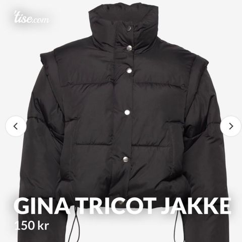 Gina tricot boble jakke