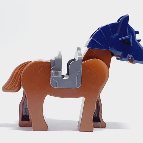LEGO Hest / Horse fra sett 7092 (Skeletons' Prison Carriage)