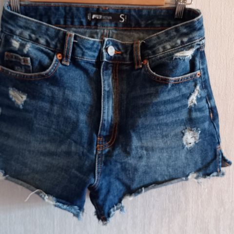 Denim-shorts, str.S