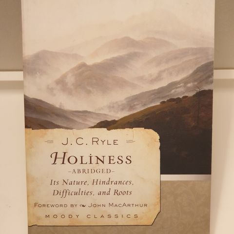 Bok av J.C.Ryle "Holiness"