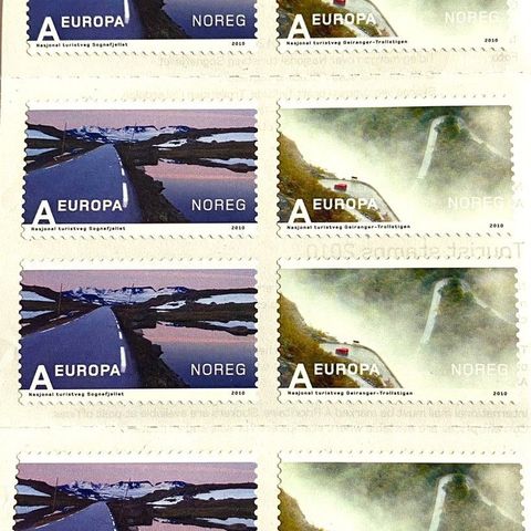 Norge 2010 Sognefjellet og Trollstigen NK 1751-1752  FH 160 Postfrisk