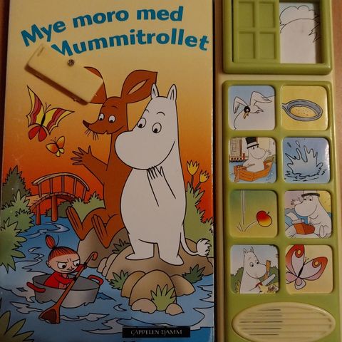 Mummitrollet. moro med mummitrollet. Bruker 3 batterier.