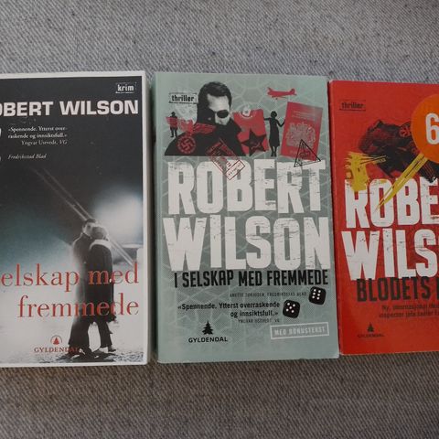 ROBERT WILSON BØKER. Terningkast 6!