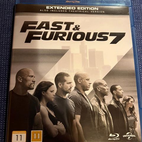 Fast & Furious 7 Blu-ray