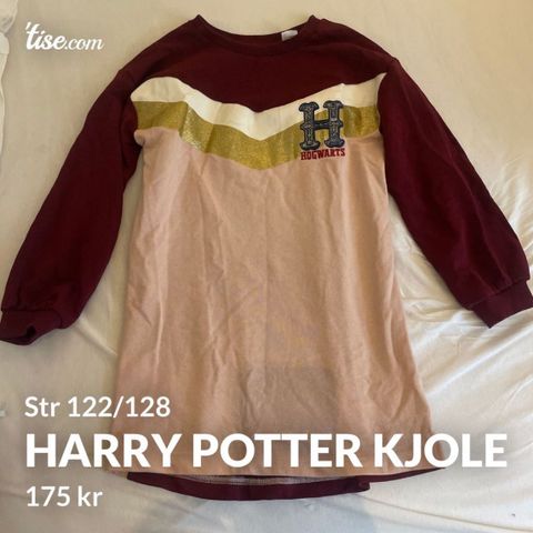 Harry Potter kjole str 122/128