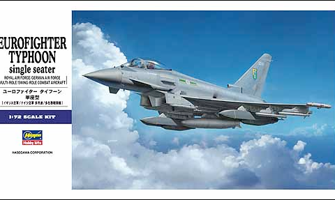 Eurofighter typhoon singleseater byggesett 1:72 skala