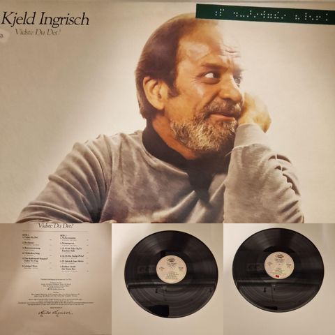 KJELD INGRISCH / VIDSTE DU DET ? 1982 - VINTAGE/RETRO LP-VINYL (ALBUM)