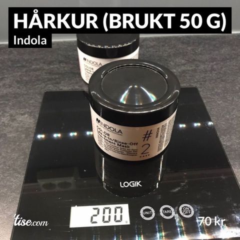 Indola hårkur til farget hår (brukt ca 50 g)