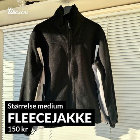 Fleecejakke (str M)