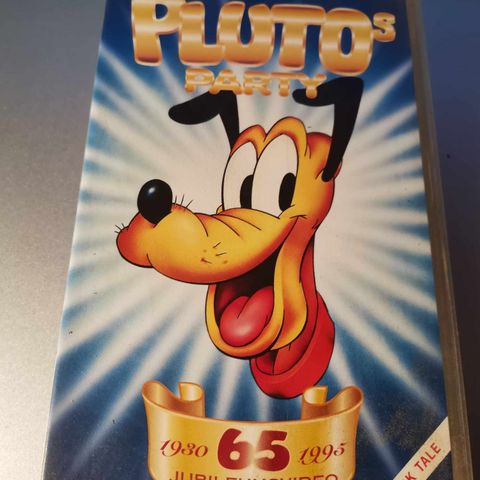 Pluto party 65 år 1930-1995 på VHS