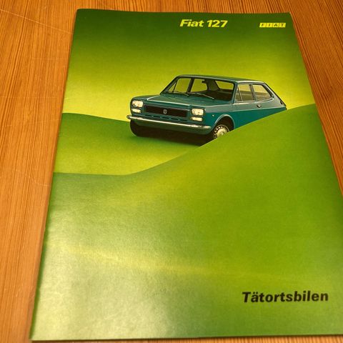 BILBROSJYRE - FIAT 127 - 1973