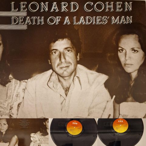 LEONARD COHEN / DEATH OF A LADIES MAN  1977 - VINTAGE/RETRO LP-VINYL (ALBUM)