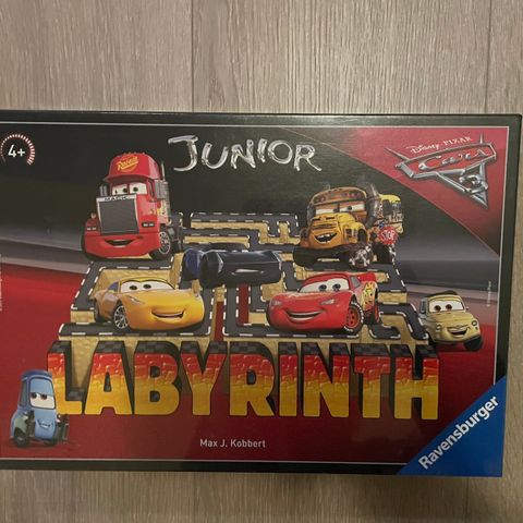 UÅPNET Cars Labyrinth spill fra Ravensburger