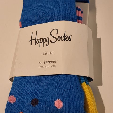 Happy Socks strømpebukse, bomull, NY - ubrukt