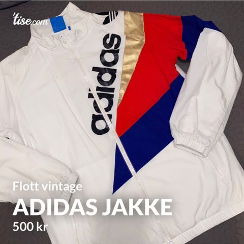 ADIDAS treningsjakke - superkul!