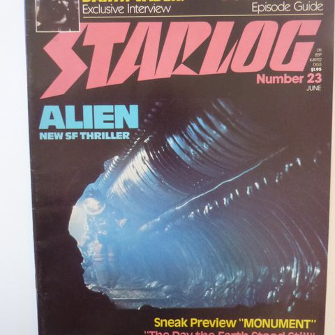 Starlog, Science Fiction/Filmmagasin fra 1979, Darth Vader / Doctor Who / Alien