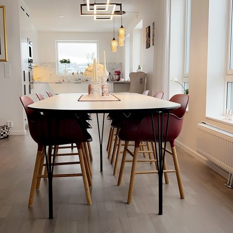 8 lekre dansk design stoler
