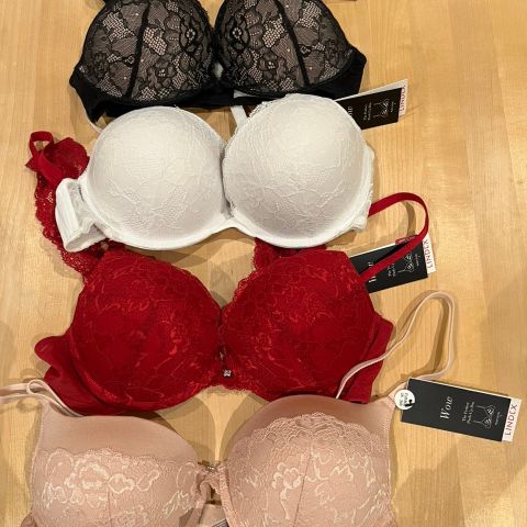 Nye Lindex BH, Wow, push-up bra. 80 A og 80 B