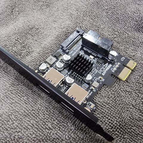 2 Ports PCI-E USB 3.0 Expansion Card Adpter and 19 Pin Internal USB 3.0