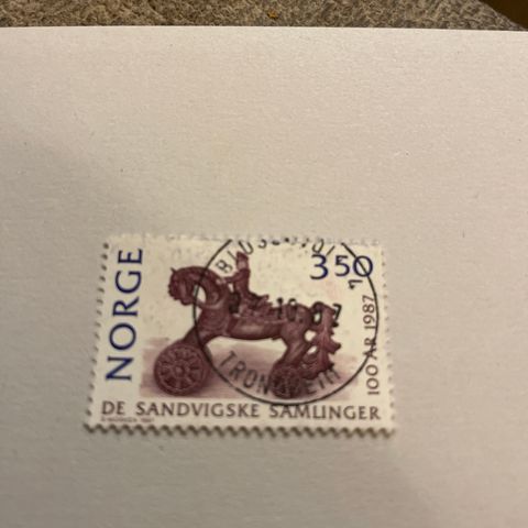 Norske frimerker 1987