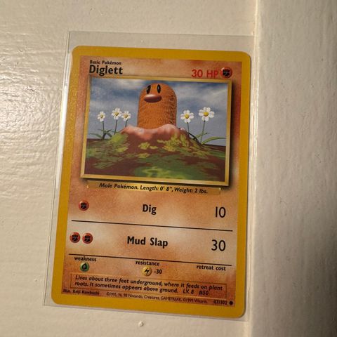 Diglett #47 Pokemon Base Set - 1 igjen