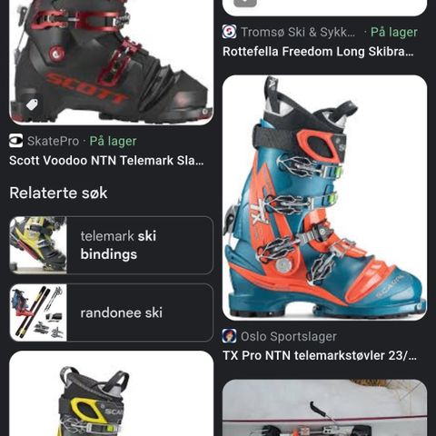 NTN Telemark støvler ønskes kjøpt