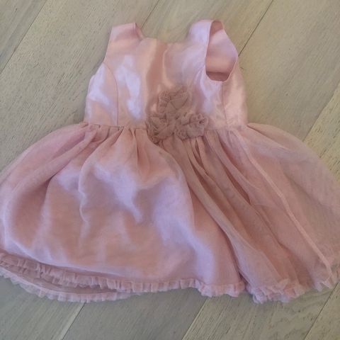 rosa kjole ett år prinsesse penkjole tyll