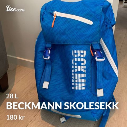 Beckmann skolesekk 28 L
