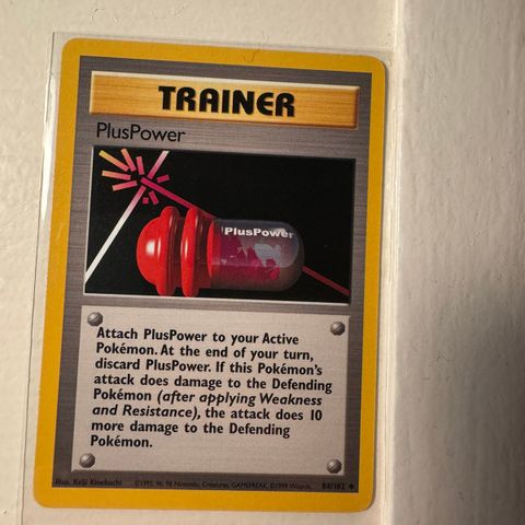 PlusPower #84 Pokemon Base Set - 1 igjen