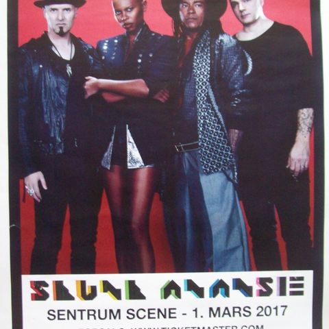 SKUNK ANANSIE - Sentrum Scene, Oslo, 1. mars 2017 (Konsertplakat)