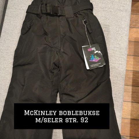 McKinley boblebukse m/seler