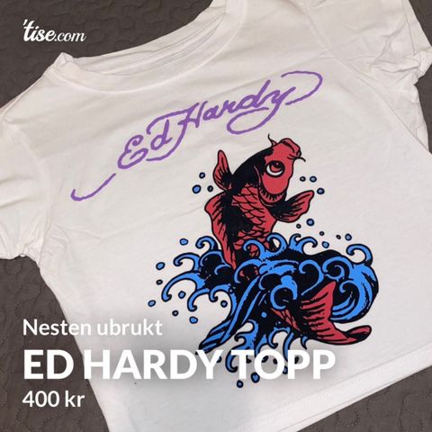 Ed Hardy topp - god som ny!