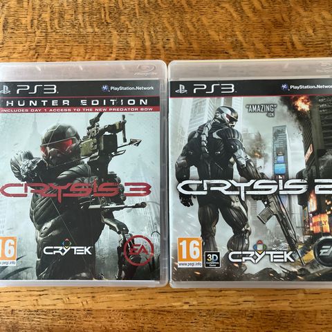 ps3 spill CRYSIS 2 / 3