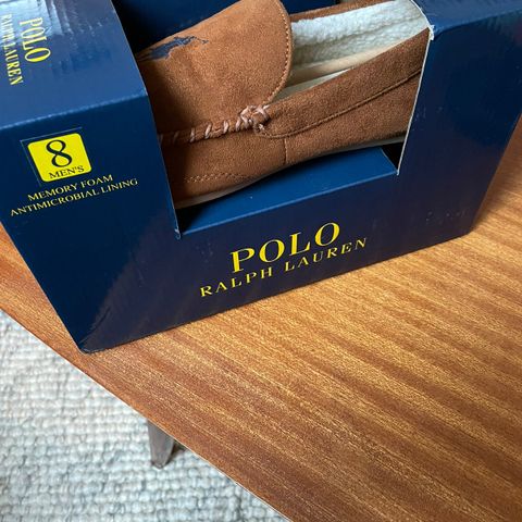 polo ralph lauren tøfler / mokkasiner 40/41