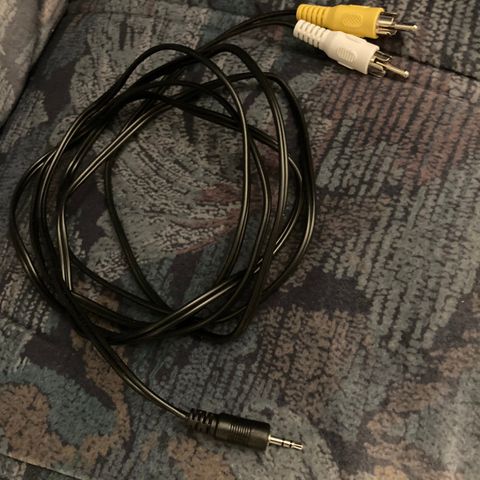 Rca til microjack AV / composite kabel