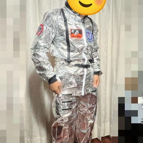 Astronaut unisex kostyme str passer S/M